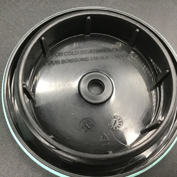 Starbucks Tumbler Lid Cold Cup Turquoise, Aqua Tiffany Blue Mermaid Grande 16 oz - Picture 6 of 12